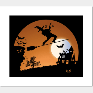 halloween guitarist Posters and Art